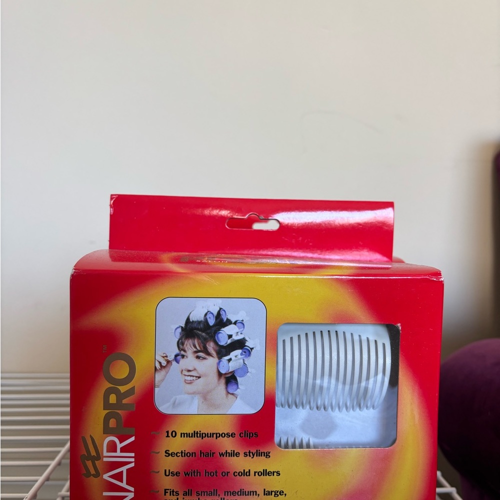 ConAir Pro Clips Set of Two, Hot Roller Clips, New In Box